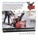 Scraper Bar For Mtd 731-1033 780-110  20-inch And 21-inch Mtd Snow Thrower