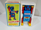 Acrobot Robot With Box-  Battery Operated- Yone- Japan- 1968- Works