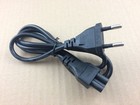 1 2m Eu Us Plug 3-pin Ac Adapter Charger Power Supply Cable Cord For Laptop Pc