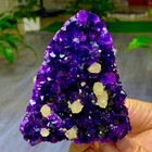 473g Natural Amethyst Geode Agate Quartz Cluster Crystal Specimen Healing