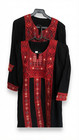 Palestinian Embroidered Thobe Girls Traditional Black Dress Tatreez Size 7 Years