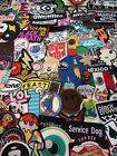 10 Mixed Iron On And Sew On Patches  Huge Patch Lot Ships Usa Free  Appliques