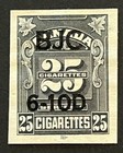 Travelstamps  Canada Cigarette Tax Revenue Stamps 25 Cigarettes  Bjc 6-10d