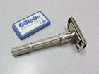 Vintage K-2 1965 Gillette Adjustable Double Edge Safety Razor Clean