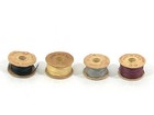 Lot Of 8 Star Bobbin Co  Cardboard Bobbins With Thread - Style A   F