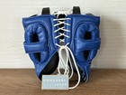 Winning Boxing Head Gear Fg-2900 M Size Blue Face Guard Type Made In Japan Used