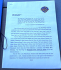Rare The West Wing Tv Show 4th Season Press Kit W  9 Film Slides Warner Bros 