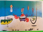 Spongebob Squarepants Original Production Cel Cell Animation Art Hooky