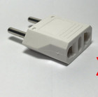 Usa To Eu European Plug Adapter Power Converter For Chargers And Travel 10-pack