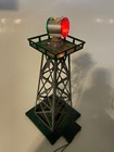 Vintage Postwar Marx Train Lighted Lamp Post Revolving Beacon Tower O Gauge Lot