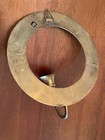 Vintage Brass Hanging Candle Stick Holder Round Floral Unique India