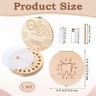 Baby Tooth Fairy Box  Baby Wooden Tooth Keepsake Box  Lost Tooth Storage Box