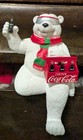 Coca-cola Stocking Holder Collection 1999 Polar Bear W  Shades Holiday Festivies