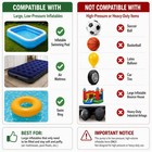 Inscool Air Pump For Inflatables  Electric Mattress Pump  3 120v  Black