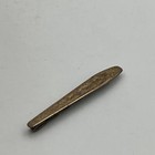 Vtg 925 Sterling Silver Tie Clip Tie Bar Mid Century Gold Tone Executive 5 62g