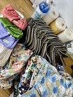 Huge 100  Diapering Lot   Mixed Brand Adjust Covers   Inserts Girl Designs