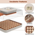 Automatic Egg Incubator 56 Egg Control Digital Poultry Hatcher  For Chicken Duck
