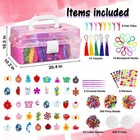 Funzbo 18000  Rubber Band Bracelet Kit - 32 Colors Loom 18000pcs  Colorful 