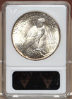 1922 Peace Silver Dollar Anacs Ms63 1110462 - Old Holder