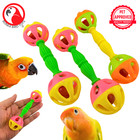 Bonka Bird Toys Birdie Barbells Rattle Foot Talon Small Parrot Cage Toys Pets