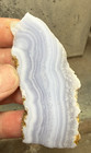 Namibia Blue Lace Agate Rough Slab Lapidary Cabochon 36 Grams