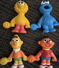 Vintage 90s Tyco Preschool Sesame Street Connect Count Figures Learning Toys 