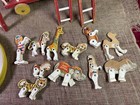Vintage 1960s Fisher Price 900 Circus Wagon Wooden Animals 60s