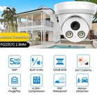 Vikylin 12mp 8ch 5mp Full Color Cctv Color Night Vision Turret Camera Lot