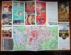 Oxford  England Foldable Downtown Street surrounding Areas Map 2024 - 2025 New