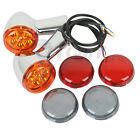 Rear Turn Signals Lights Indicator Amber Fit For Harley Sportster 883 1200 92-up