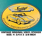 Smithy s Mufflers - Vintage Original Vinyl Decal Sticker - Power - Performance