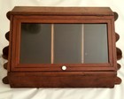 Antique C 1840 Walnut Hanging Corner Cupboard Pennsylvania Primitive Pie Safe