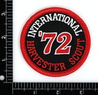 1972 International Harvester Scout Embroidered Patch Black red Iron-on Sew-on