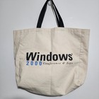 Microsoft Windows 2000 Expo Conference Tote Bag Vintage Collectible Ibm Intel