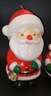 Vintage Christmas Wax Candles Santa Claus Set Of 2  Decoration 8  And 6-1 2  