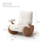 Nursery Rocking Chair Nursing Chair W  Adjustable Armrests Removable Cover