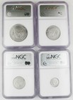 2007 W 1 85 Oz Platinum American Eagle Burnished 4 Coin Set Ngc Ms70 Er Key Date