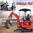 2025 New 1 6 T Mini Excavator Epa Certified Kubota Diesel Engine Hydraulic Pilot