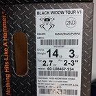 Hammer Black Widow Tour V1  Bowling Ball 14 Lb   New In Box    144