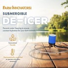 Farm Innovators 1500w Submersible De-icer     Thermostatic  Cast Aluminum  3-gal