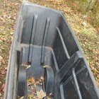 Tilt Truck Cart 1 Cu  Yd 1250 Lbs Hopper Dump Bed Hauling Black 