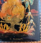 Russian Palekh School 1967 Lacquer Box Vintage