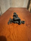 Vintage Cast Iron Monkey Couple Figurine