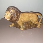 Vintage Ceramic Prowling Lion - King Of The Jungle Excellent Den Office
