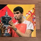 Carlos Alcaraz Autographed 8 X 10 Photo  Jsa Certified