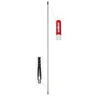 4 Foot White Fiberglass Cb Radio Antenna Whip 48   2 Pack 