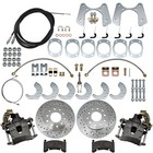 Rear Disc Brake Conversion With Parking Brakes For Ford 9  Large Bearing New
