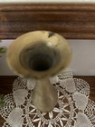 Vintage Fluted Solid Brass Vase 7    Tall Made In India