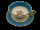 Lenox Stradivarius Blue Teacup And Saucer Retired Vintage Dinnerware Collectible