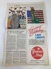 Vtg The Record Newspaper July 4 1986 A Salute To The Lady Of Liberty